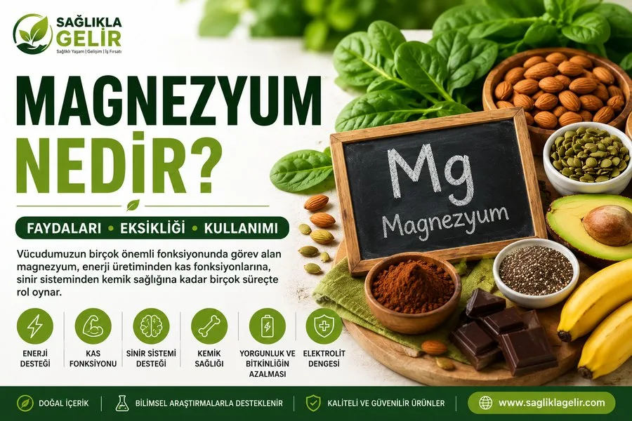 Magnezyum Nedir? Faydaları, Eksikliği ve Kullanımı