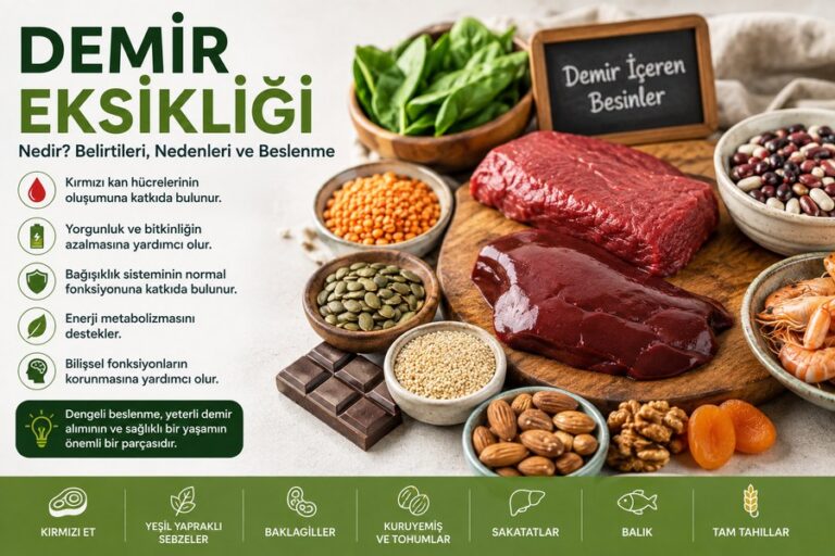 Demir eksikliği ve demir içeren besinler