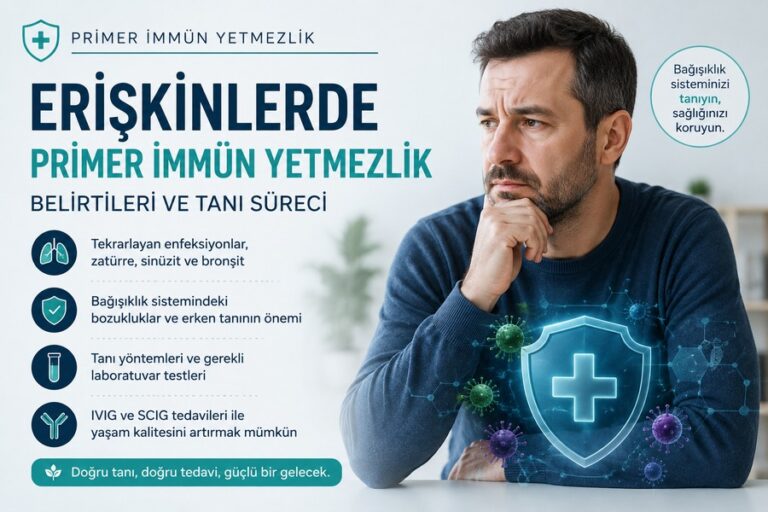 Erişkinlerde primer immün yetmezlik belirtileri ve tanı süreci
