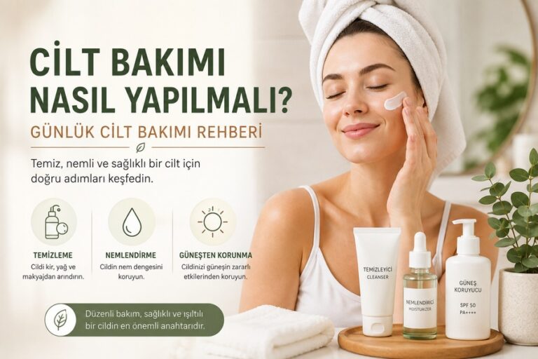Cilt bakımı nasıl yapılmalı günlük cilt bakımı rehberi