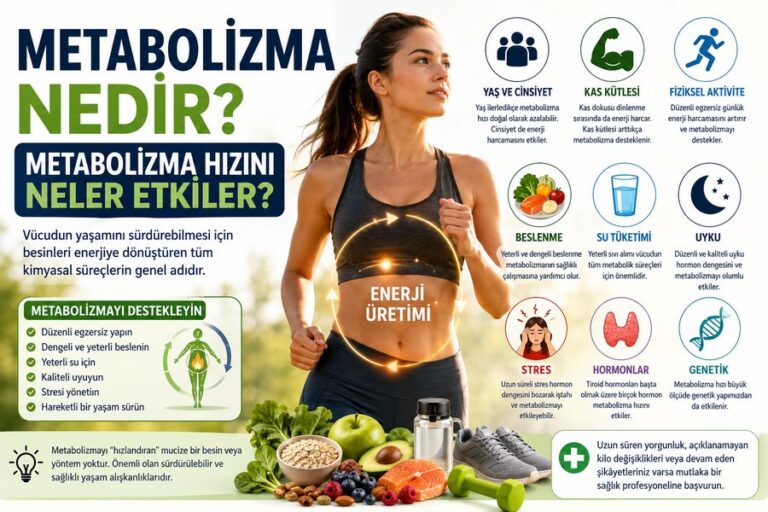 Metabolizma nedir? Metabolizma hızını etkileyen faktörler