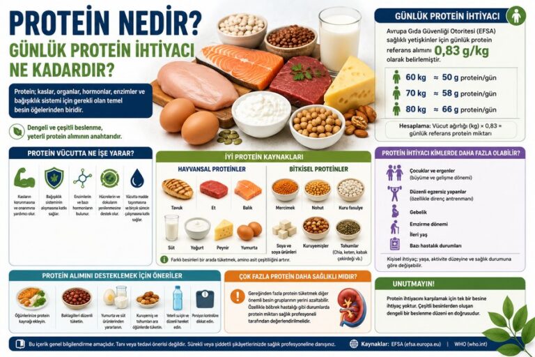 Protein nedir? Günlük protein ihtiyacı ve protein içeren besinler
