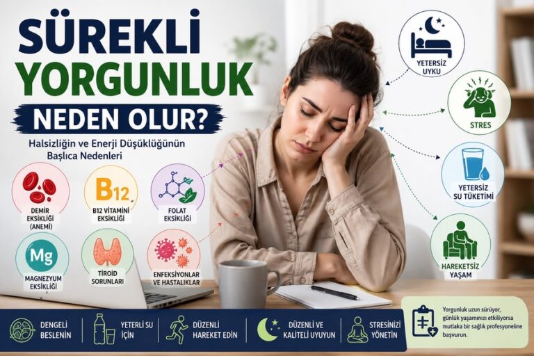 Sürekli yorgunluk neden olur? Halsizlik ve enerji düşüklüğünün yaygın nedenleri